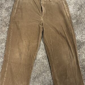 L.L. Bean Men's Brown Corduroy Trousers